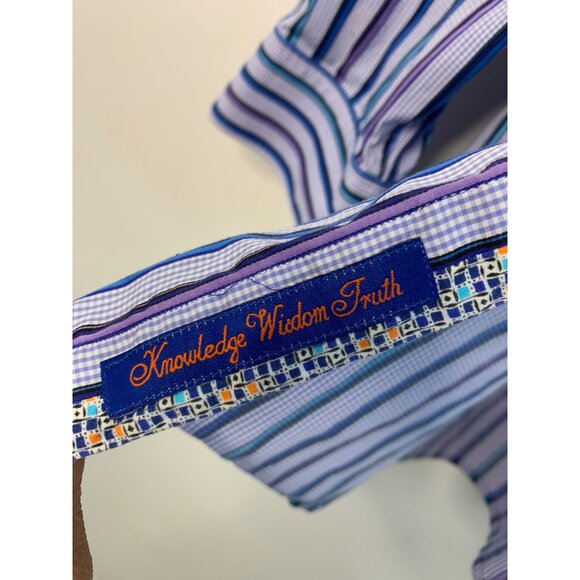 Robert Graham X Edition Men's Striped Button Sport Shirt Cotton LS 2XL 7426 EUC - Picture 10 of 10